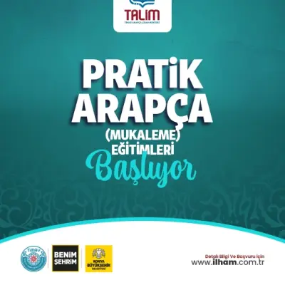 PRATİK ARAPÇA (MUKALEME) EĞİTİMLERİ BAŞLIYOR!